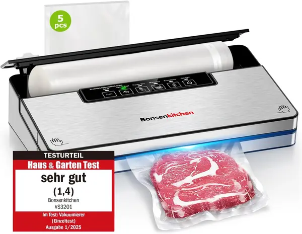 Vakuumierer – 125W Vakuumiergerät mit 5 Modi, 8 L/Min
