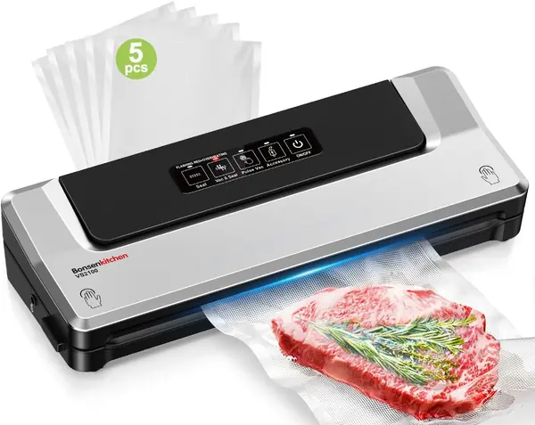 Vakuumiergerät – Sous Vide Folienschweißgerät, 5 Beutel